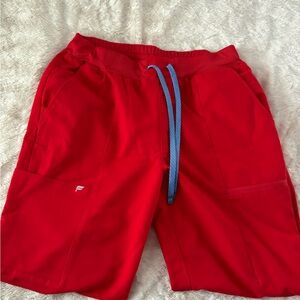 Red Scrub Pants